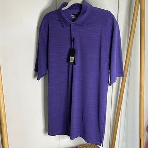 Pebble Beach  Vibrant Purple Polo Shirt size large
